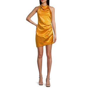 GB Yellow Satin Dress, size 3
